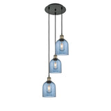 Innovations Lighting Ballston - Bella - 3 Light 12" Cord Hung Multi Pendant