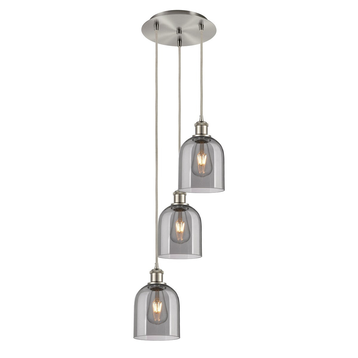 Innovations Lighting Ballston - Bella - 3 Light 12" Cord Hung Multi Pendant