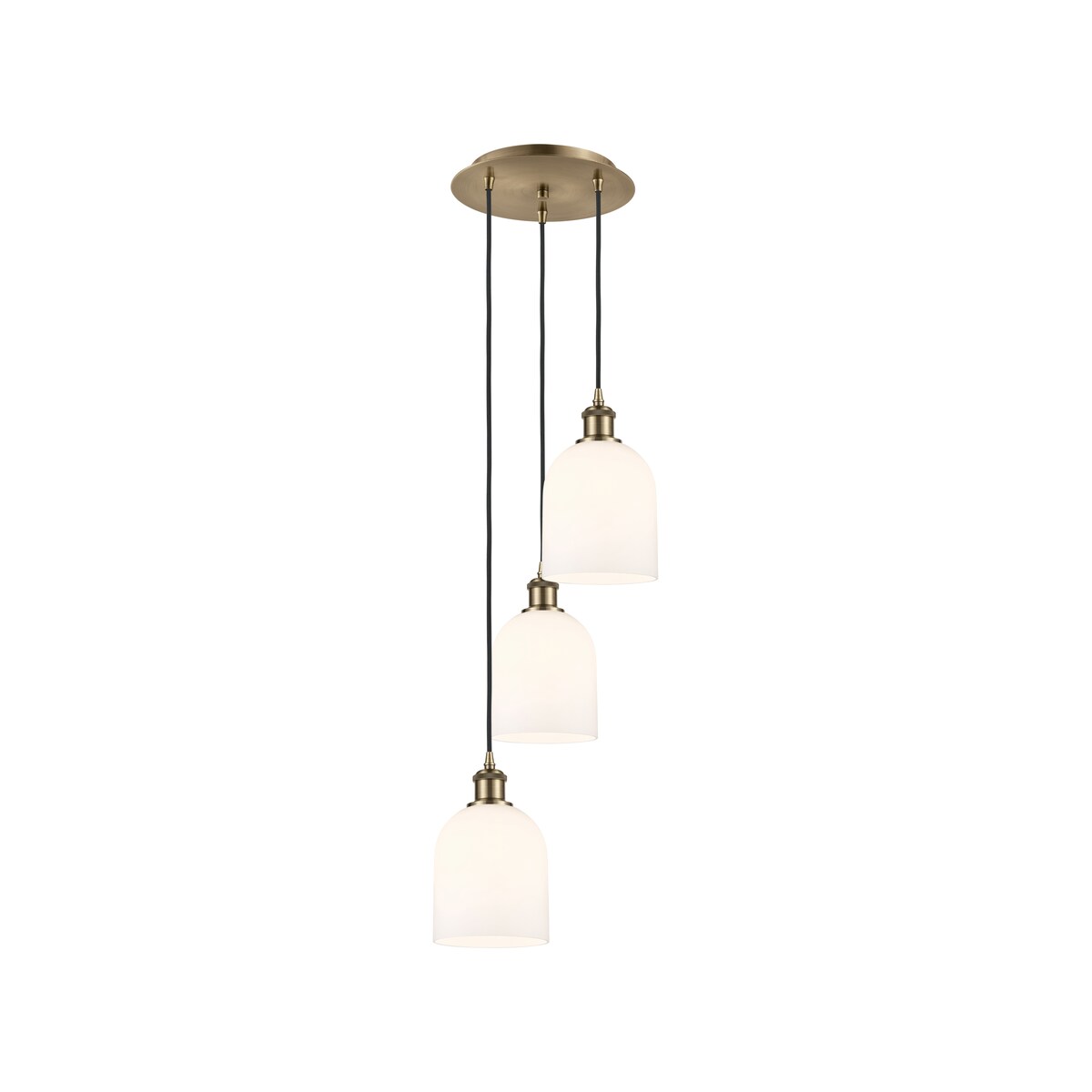 Innovations Lighting Ballston - Bella - 3 Light 12" Cord Hung Multi Pendant