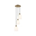 Innovations Lighting Ballston - Bella - 3 Light 12" Cord Hung Multi Pendant