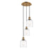 Innovations Lighting Ballston - Bella - 3 Light 12" Cord Hung Multi Pendant