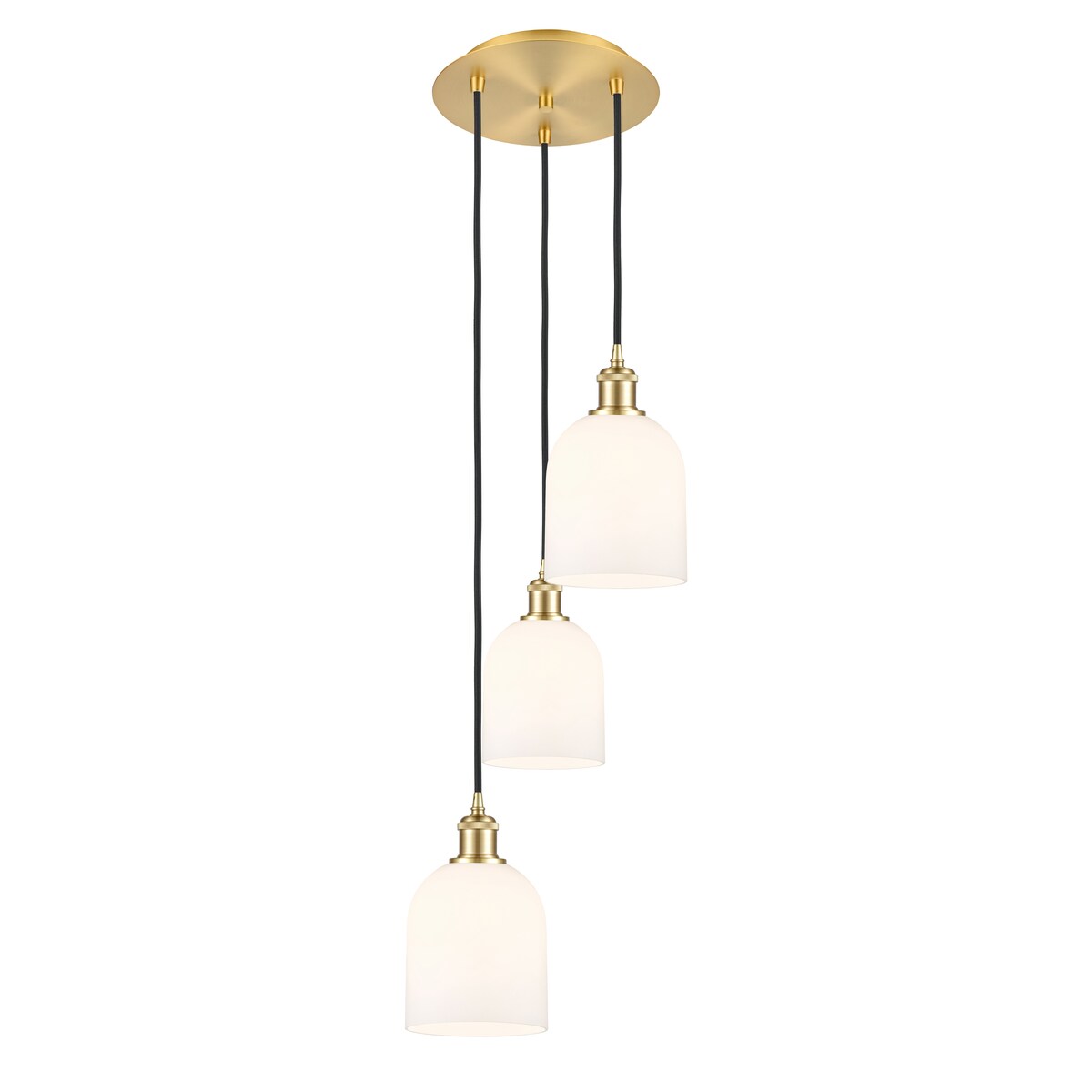 Innovations Lighting Ballston - Bella - 3 Light 12" Cord Hung Multi Pendant