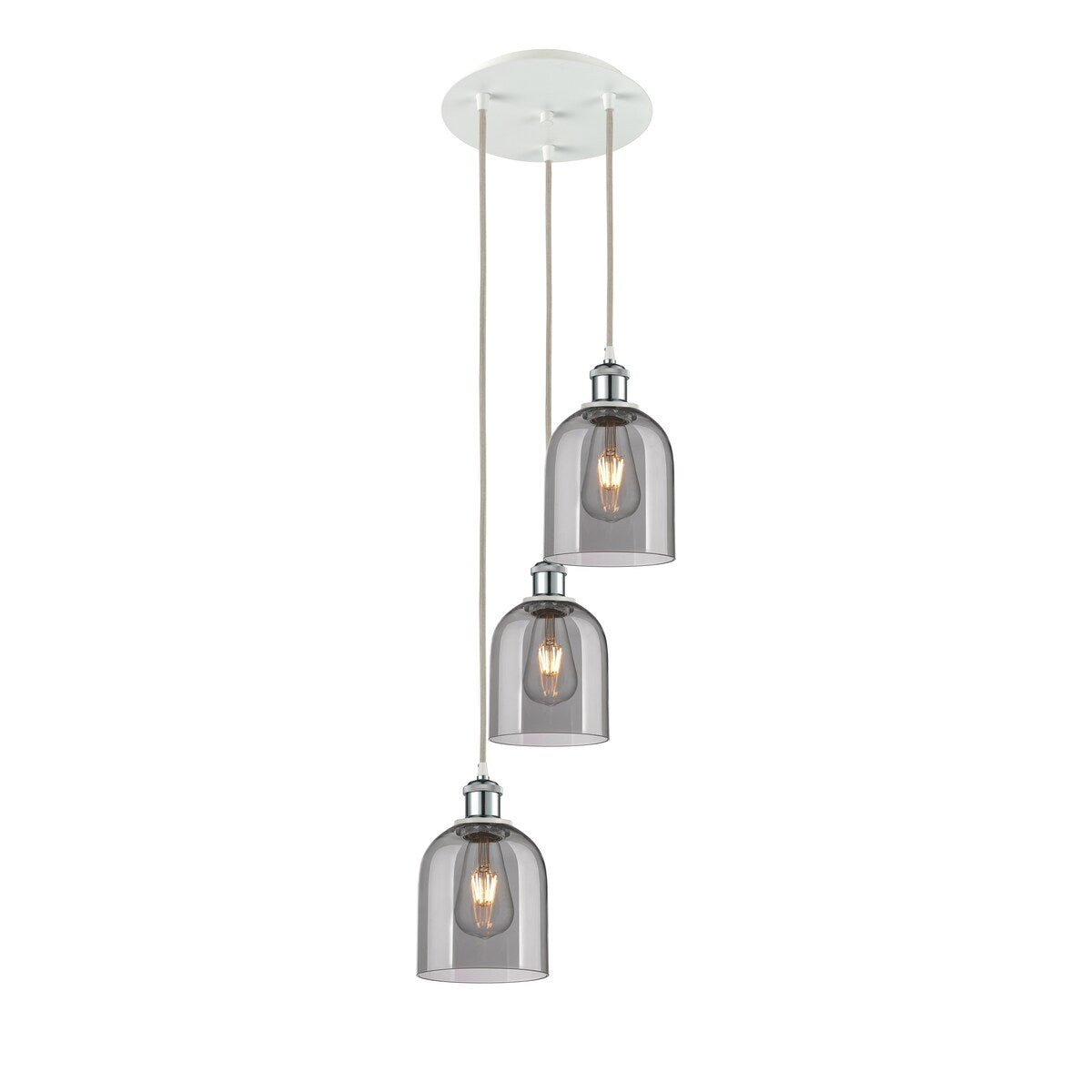 Innovations Lighting Ballston - Bella - 3 Light 12" Cord Hung Multi Pendant