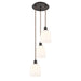 Innovations Lighting Ballston - Bella - 3 Light 12" Cord Hung Multi Pendant