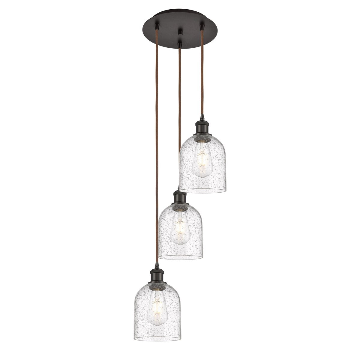Innovations Lighting Ballston - Bella - 3 Light 12" Cord Hung Multi Pendant