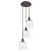 Innovations Lighting Ballston - Bella - 3 Light 12" Cord Hung Multi Pendant