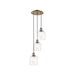 Innovations Lighting Ballston - Bella - 3 Light 12" Cord Hung Multi Pendant