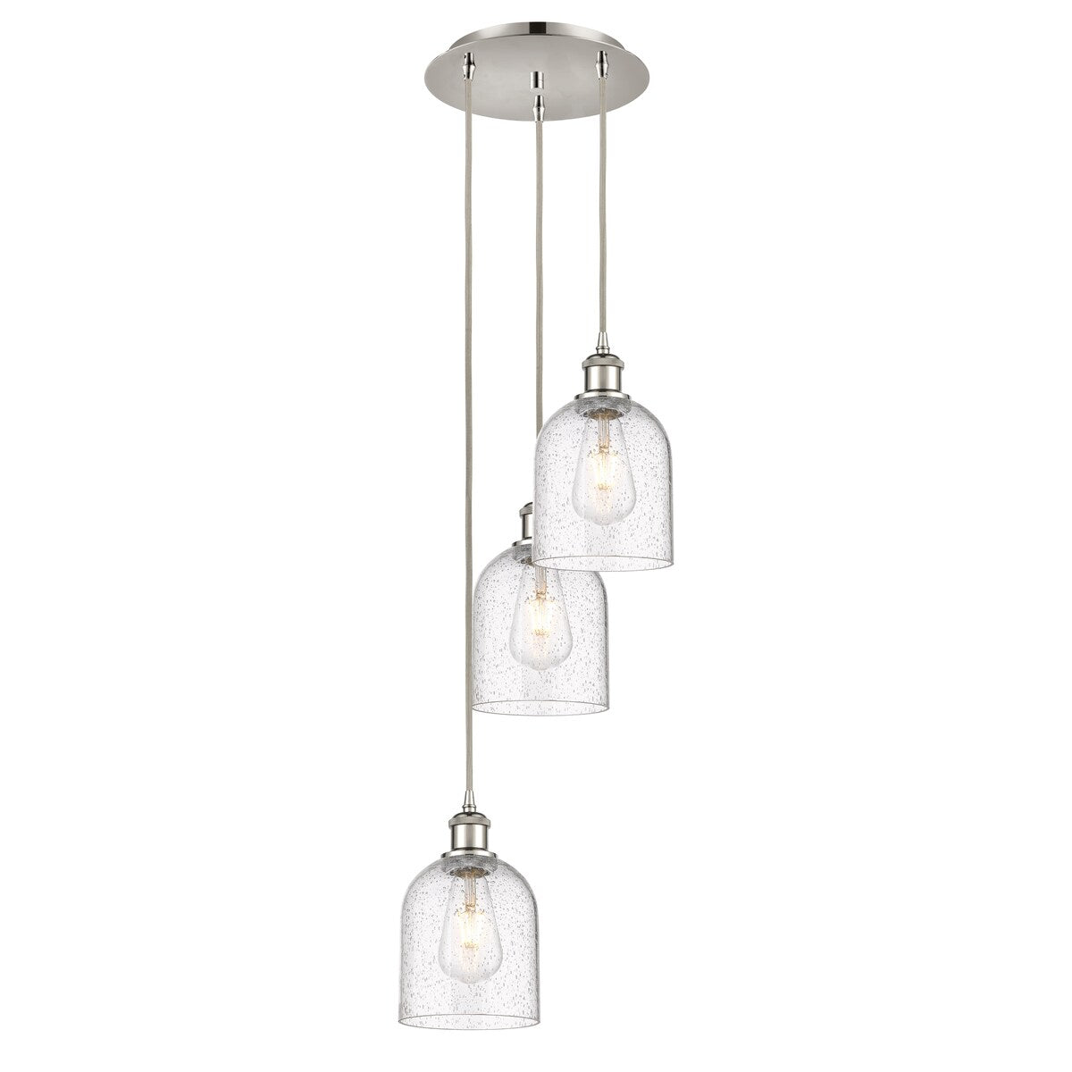 Innovations Lighting Ballston - Bella - 3 Light 12" Cord Hung Multi Pendant