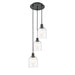 Innovations Lighting Ballston - Bella - 3 Light 12" Cord Hung Multi Pendant