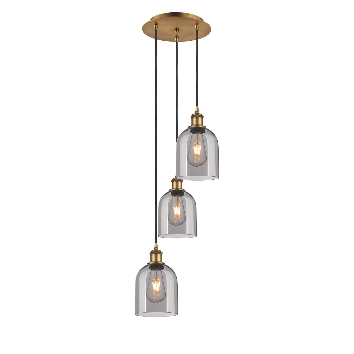 Innovations Lighting Ballston - Bella - 3 Light 12" Cord Hung Multi Pendant