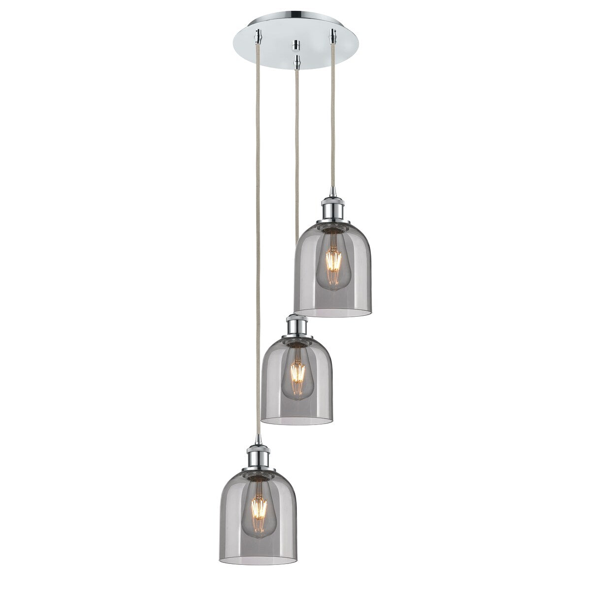 Innovations Lighting Ballston - Bella - 3 Light 12" Cord Hung Multi Pendant