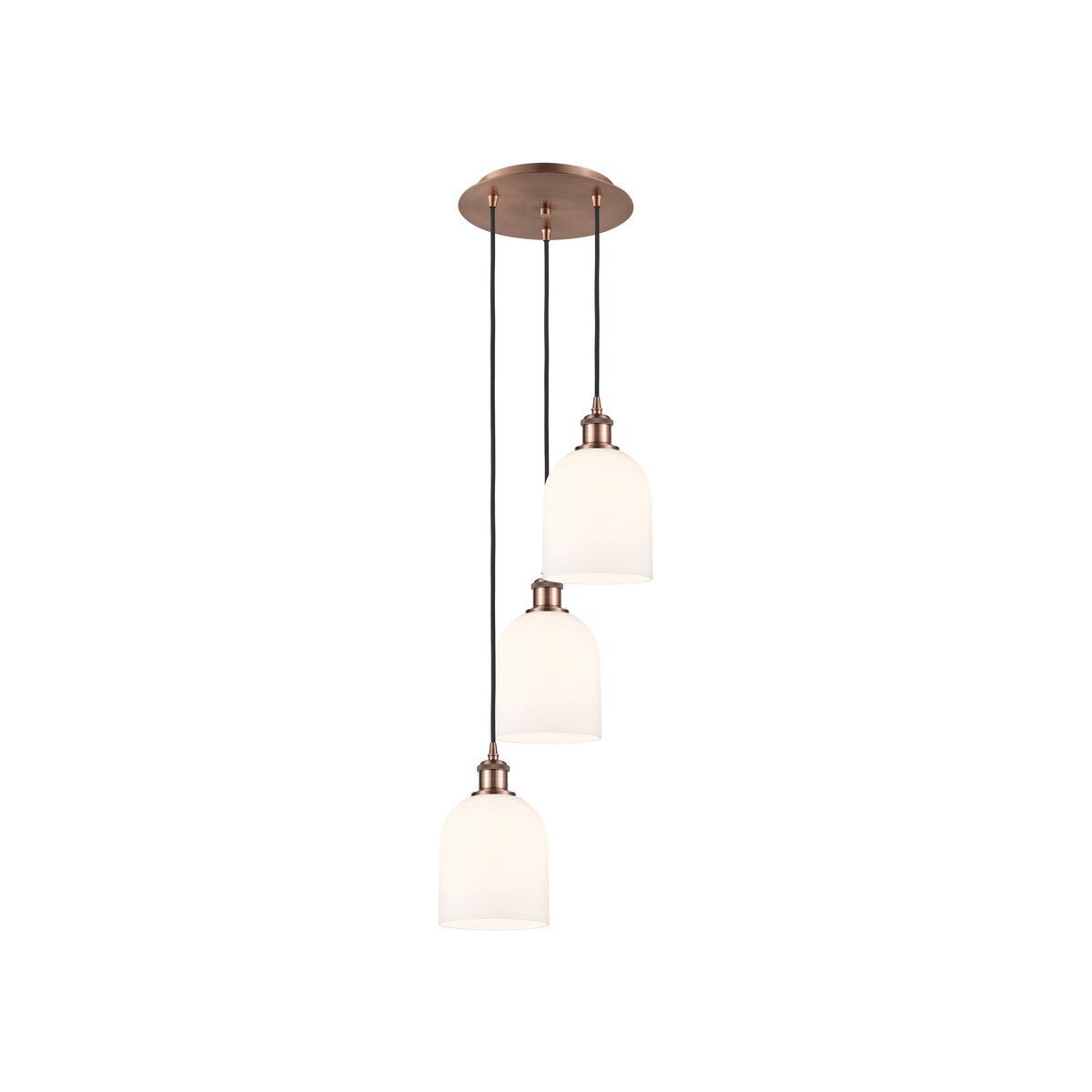 Innovations Lighting Ballston - Bella - 3 Light 12" Cord Hung Multi Pendant