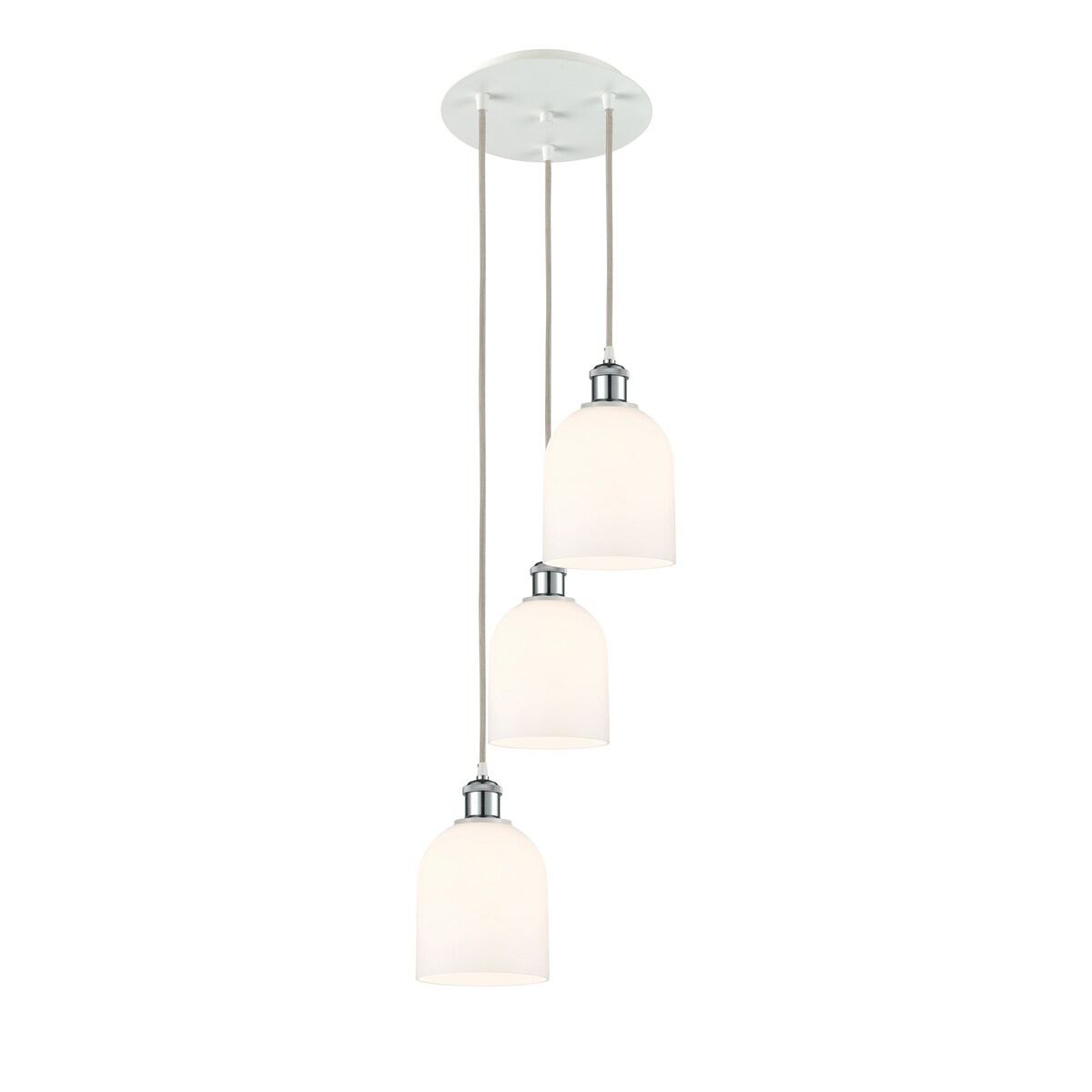Innovations Lighting Ballston - Bella - 3 Light 12" Cord Hung Multi Pendant