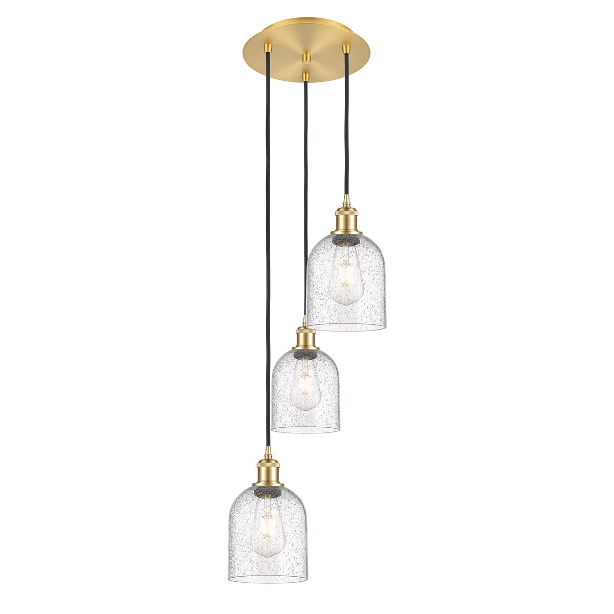 Innovations Lighting Ballston - Bella - 3 Light 12" Cord Hung Multi Pendant
