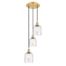 Innovations Lighting Ballston - Bella - 3 Light 12" Cord Hung Multi Pendant
