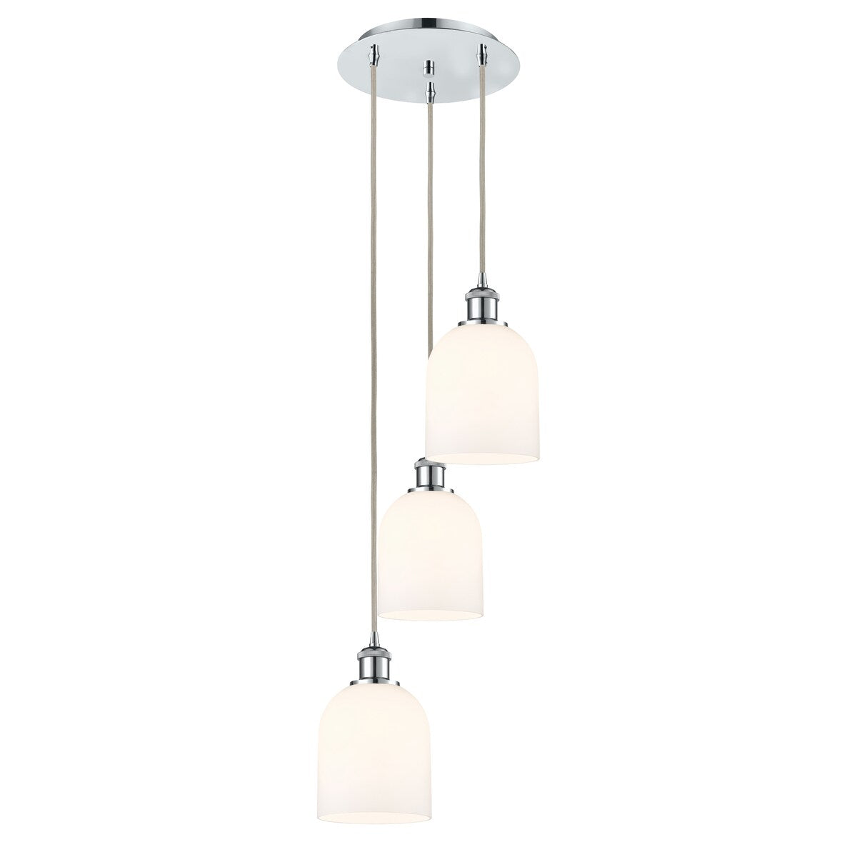 Innovations Lighting Ballston - Bella - 3 Light 12" Cord Hung Multi Pendant