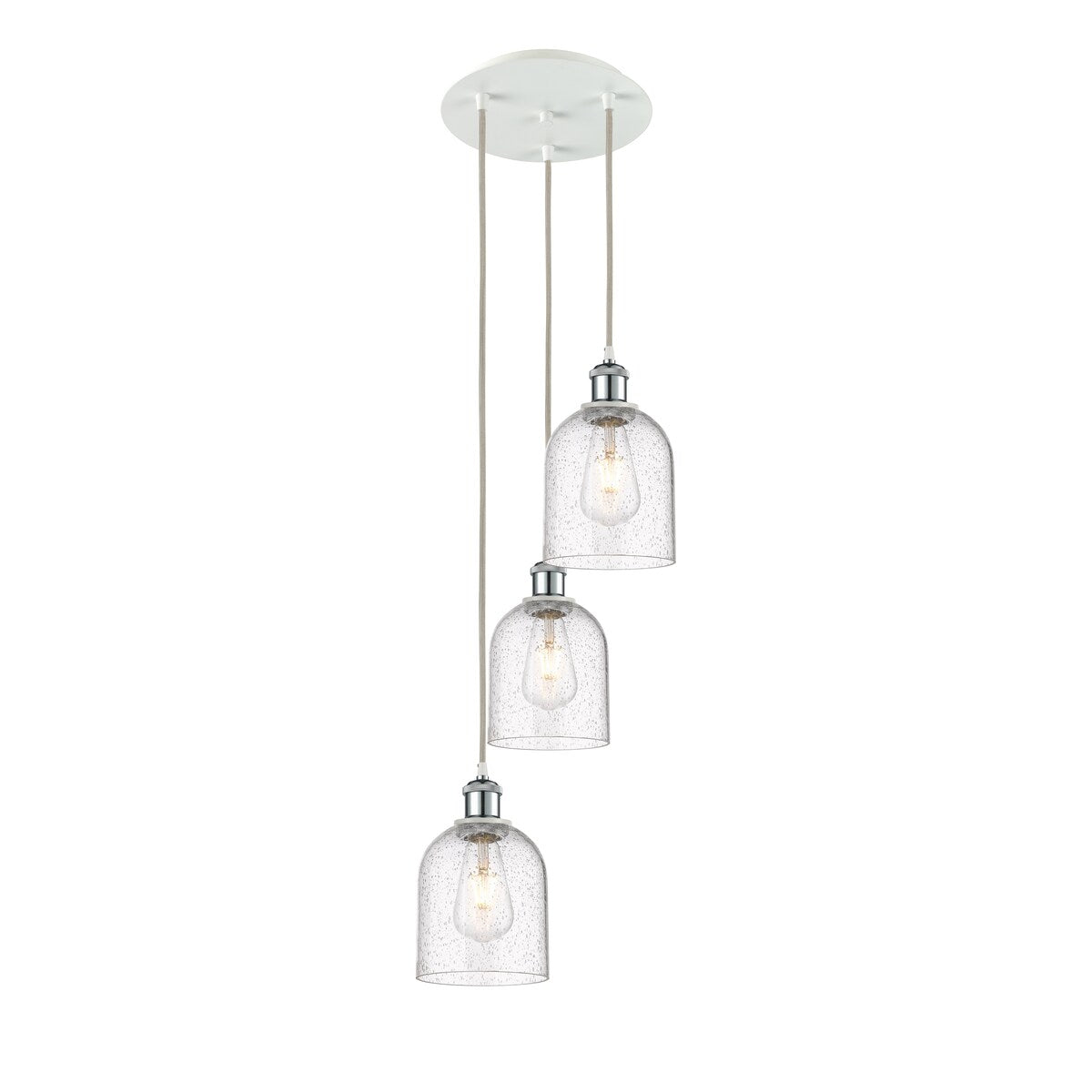 Innovations Lighting Ballston - Bella - 3 Light 12" Cord Hung Multi Pendant