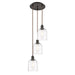 Innovations Lighting Ballston - Bella - 3 Light 12" Cord Hung Multi Pendant