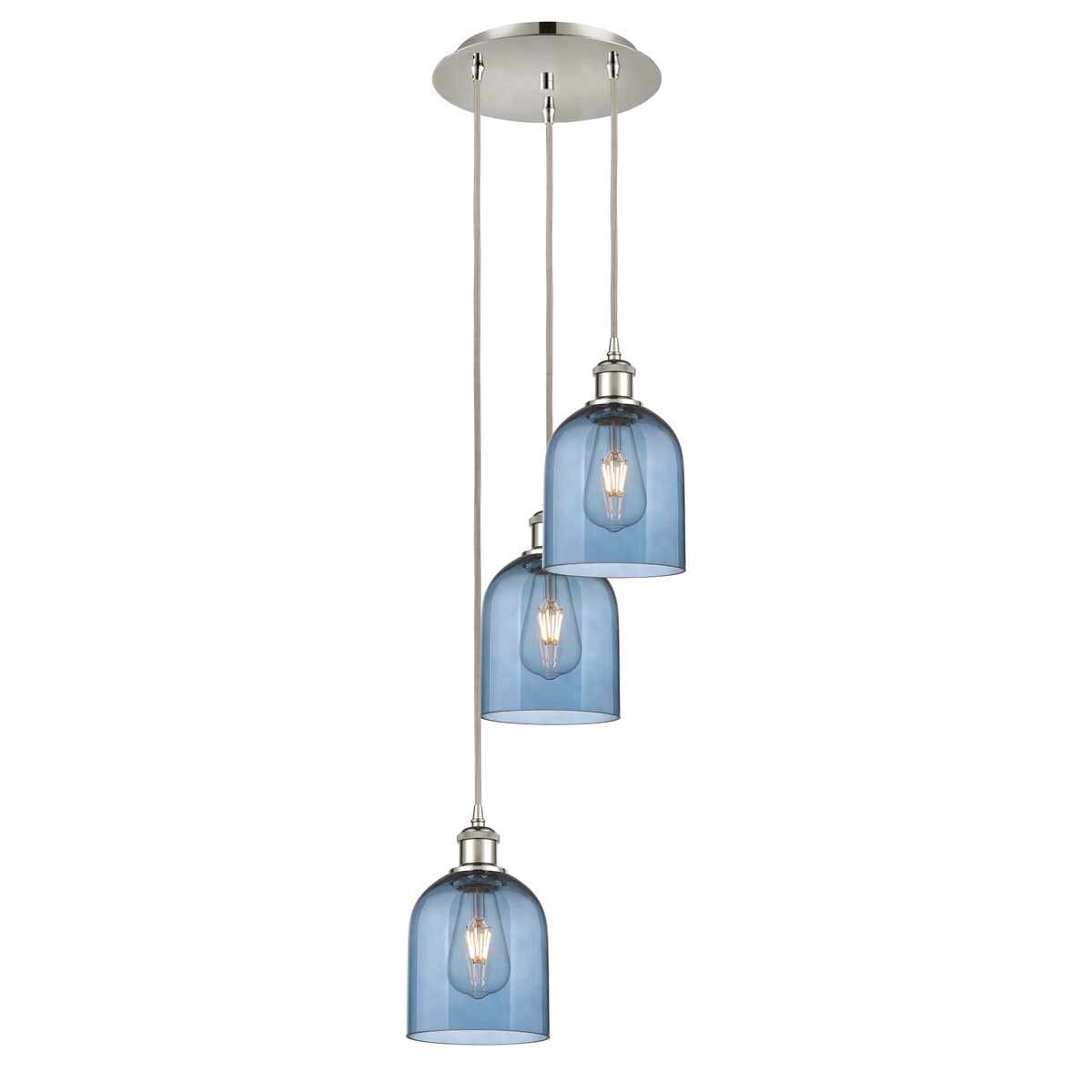 Innovations Lighting Ballston - Bella - 3 Light 12" Cord Hung Multi Pendant