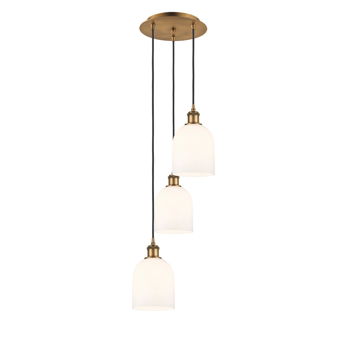 Innovations Lighting Ballston - Bella - 3 Light 12" Cord Hung Multi Pendant