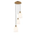 Innovations Lighting Ballston - Bella - 3 Light 12" Cord Hung Multi Pendant