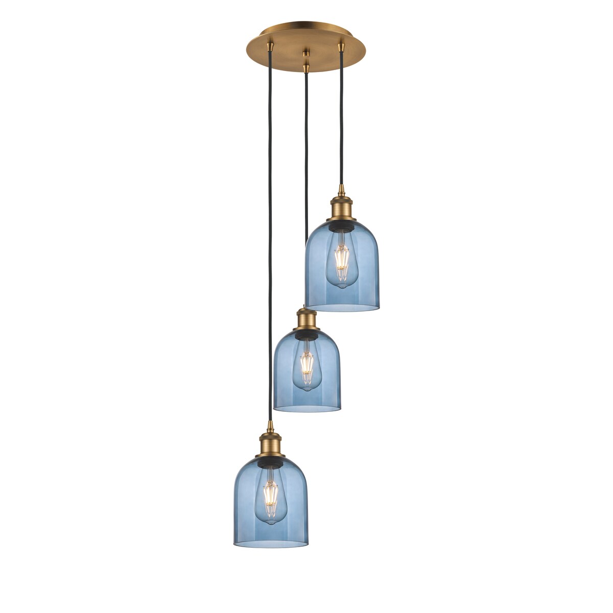 Innovations Lighting Ballston - Bella - 3 Light 12" Cord Hung Multi Pendant
