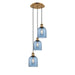 Innovations Lighting Ballston - Bella - 3 Light 12" Cord Hung Multi Pendant
