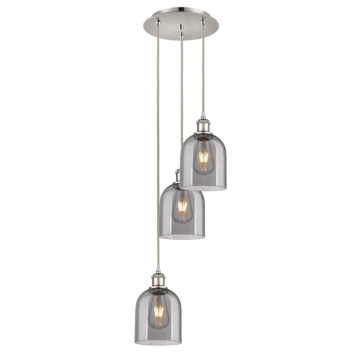 Innovations Lighting Ballston - Bella - 3 Light 12" Cord Hung Multi Pendant