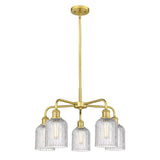 Innovations Lighting Ballston - Bridal Veil - 5 Light 23" Stem Hung Chandelier