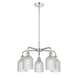 Innovations Lighting Ballston - Bridal Veil - 5 Light 23" Stem Hung Chandelier