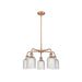 Innovations Lighting Ballston - Bridal Veil - 5 Light 23" Stem Hung Chandelier