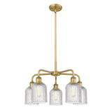 Innovations Lighting Ballston - Bridal Veil - 5 Light 23" Stem Hung Chandelier