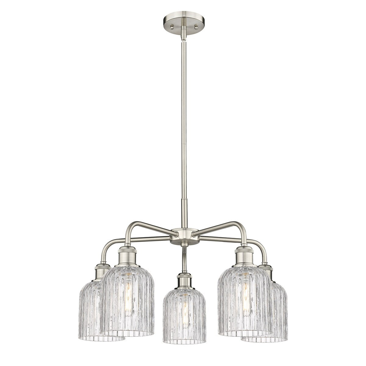 Innovations Lighting Ballston - Bridal Veil - 5 Light 23" Stem Hung Chandelier
