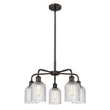 Innovations Lighting Ballston - Bridal Veil - 5 Light 23" Stem Hung Chandelier