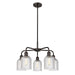 Innovations Lighting Ballston - Bridal Veil - 5 Light 23" Stem Hung Chandelier