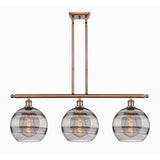 Innovations Lighting Ballston - Rochester - 3 Light 37" Stem Hung Island Light