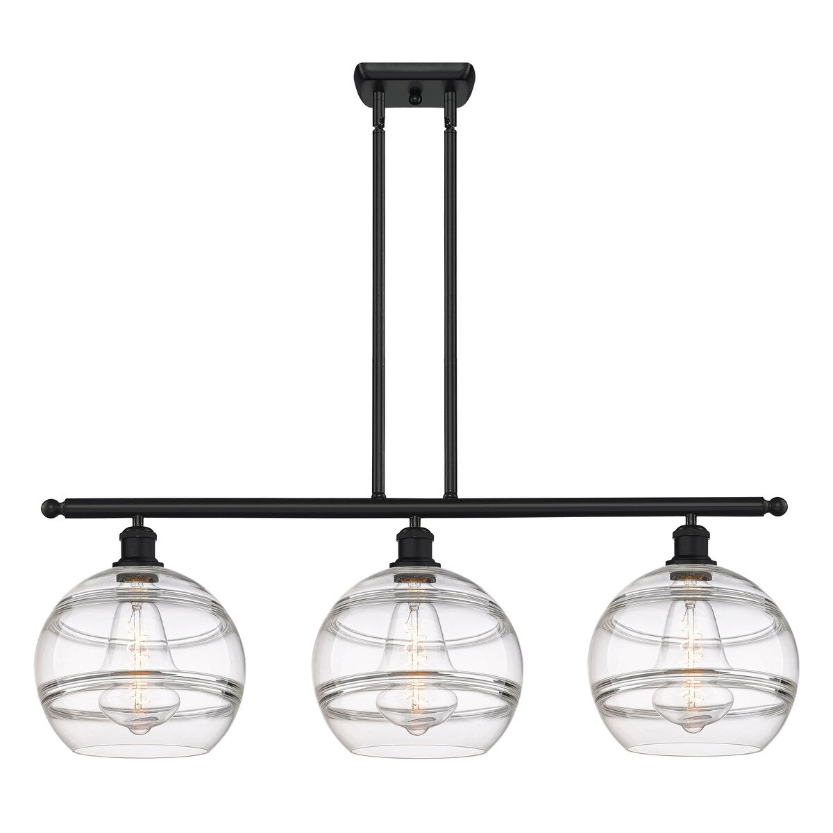 Innovations Lighting Ballston - Rochester - 3 Light 37" Stem Hung Island Light