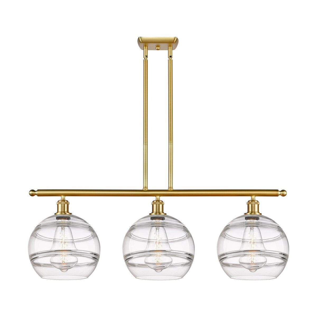 Innovations Lighting Ballston - Rochester - 3 Light 37" Stem Hung Island Light