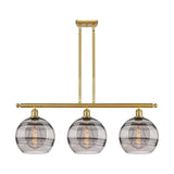 Innovations Lighting Ballston - Rochester - 3 Light 37" Stem Hung Island Light