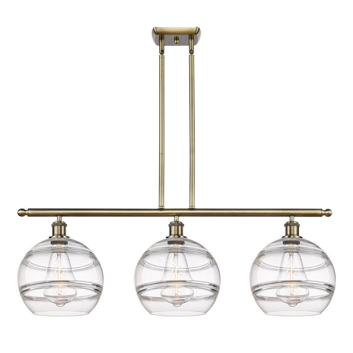 Innovations Lighting Ballston - Rochester - 3 Light 37" Stem Hung Island Light