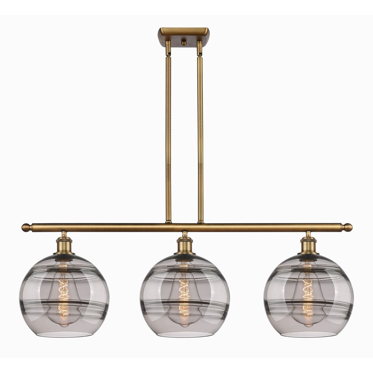 Innovations Lighting Ballston - Rochester - 3 Light 37" Stem Hung Island Light