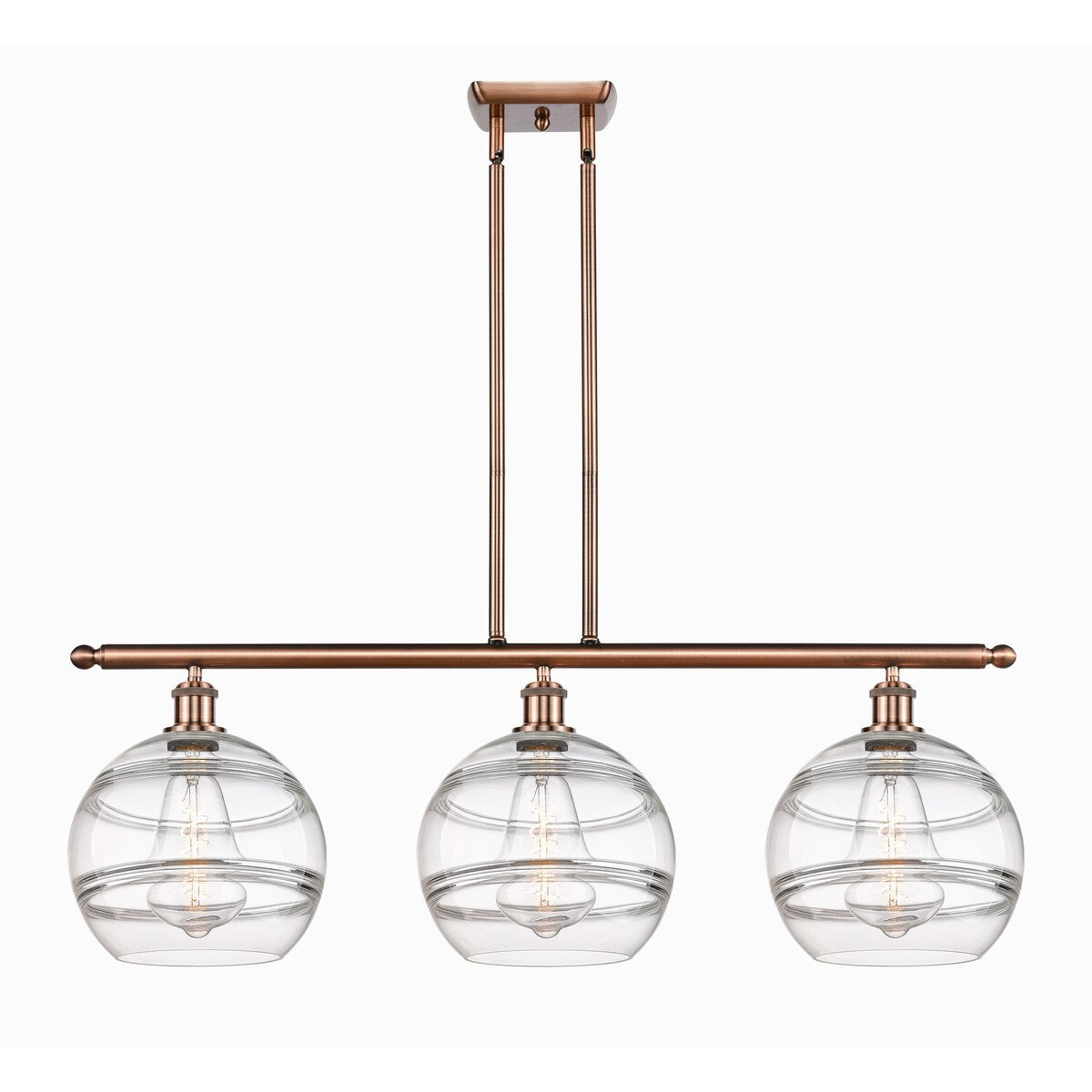 Innovations Lighting Ballston - Rochester - 3 Light 37" Stem Hung Island Light
