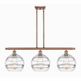 Innovations Lighting Ballston - Rochester - 3 Light 37" Stem Hung Island Light