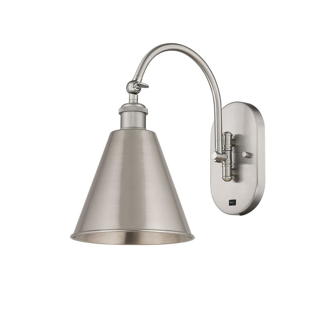 Innovations Lighting Ballston Ballston Cone - 1 Light 8" Sconce - Arm Swivels Side To Side
