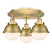 Innovations Lighting Ballston Urban - 3 Light 18" Flush Mount