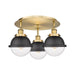 Innovations Lighting Ballston Urban - 3 Light 18" Flush Mount
