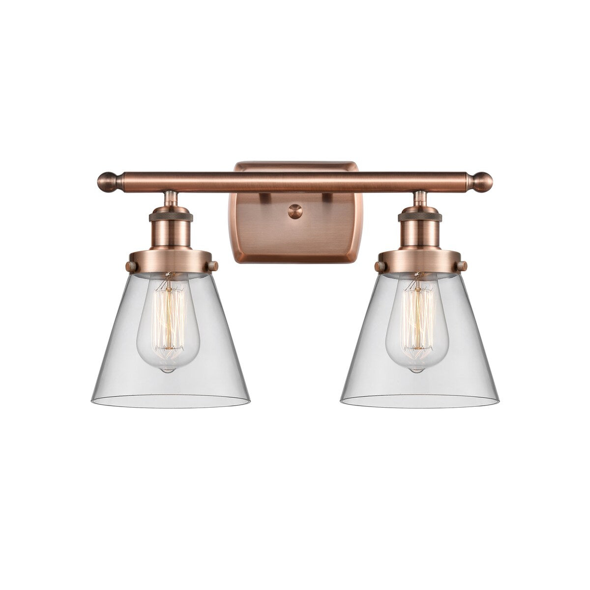 Innovations Lighting Ballston Urban Cone - 2 Light 16" Bath Vanity Light