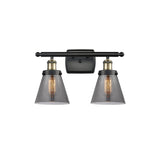 Innovations Lighting Ballston Urban Cone - 2 Light 16" Bath Vanity Light