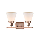 Innovations Lighting Ballston Urban Cone - 2 Light 16" Bath Vanity Light
