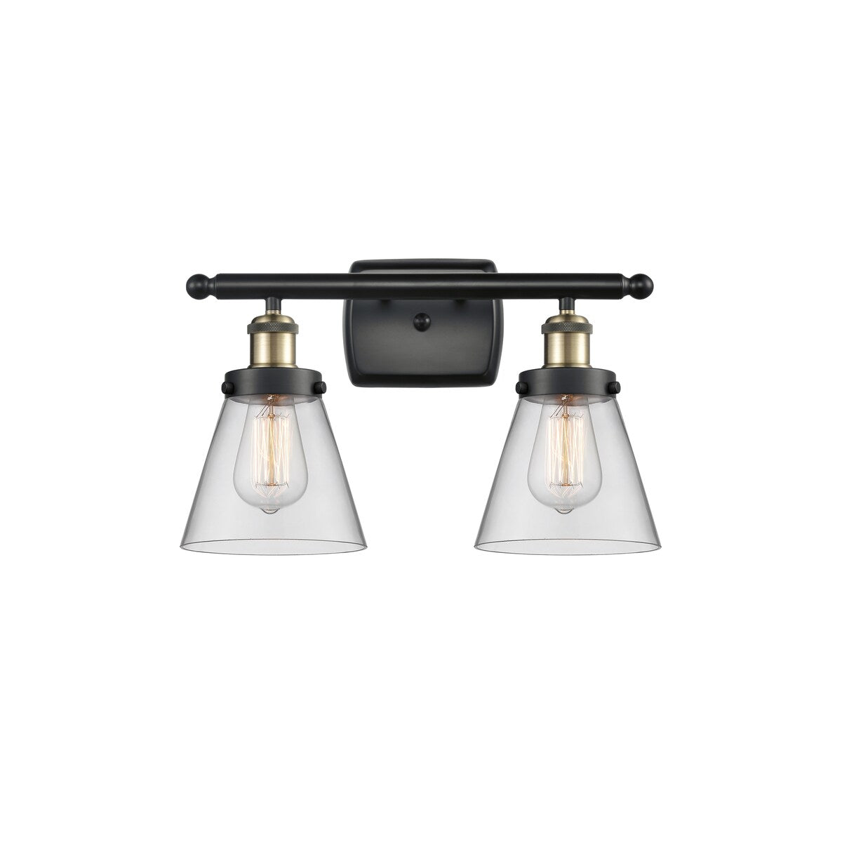 Innovations Lighting Ballston Urban Cone - 2 Light 16" Bath Vanity Light